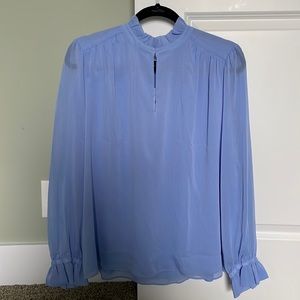 NWT ANN TAYLOR Womens Ruffle Bottom Top, XL